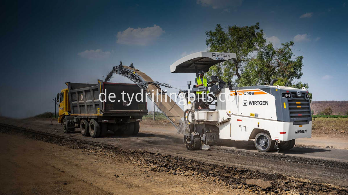 Wirtgen road milling machine